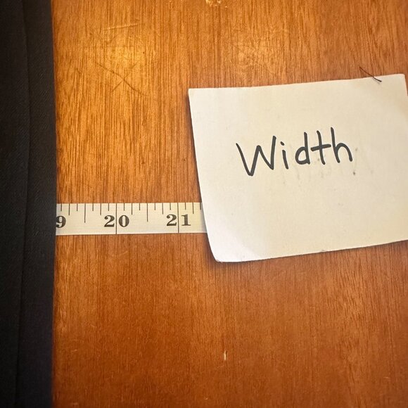 Talbots Vintage 90s Stretch Long Maxi Black tailored skirt sz 4 - Picture 3 of 8